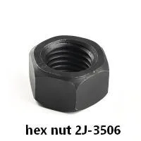 Plow hex nut 2J-3506 Caterpillar style hex nuts